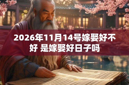 2026年11月14号嫁娶好不好 是嫁娶好日子吗 2026年11月14号嫁娶好不好 是嫁娶好日子吗