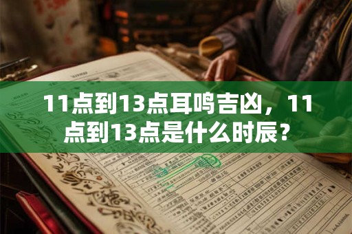 11点到13点耳鸣吉凶，11点到13点是什么时辰？