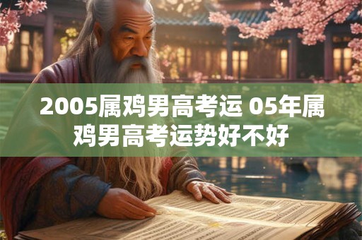 2005属鸡男高考运 05年属鸡男高考运势好不好