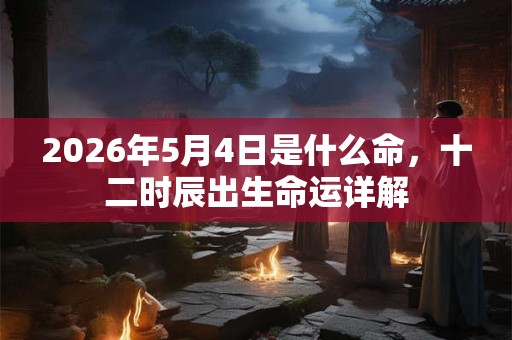 2026年5月4日是什么命,十二时辰出生命运详解 2026年5月4日是什么命,十二时辰出生命运详解