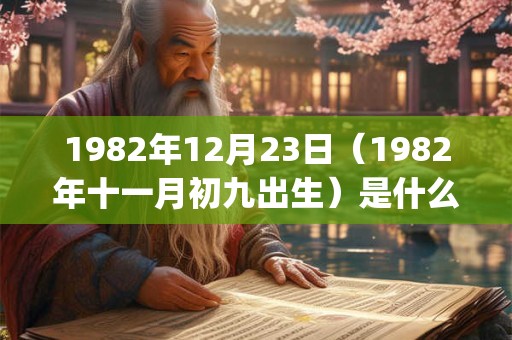 1982年12月23日(1982年十一月初九出生)是什么命_命运如何 1982年12月23日(1982年十一月初九出生)是什么命_命运如何
