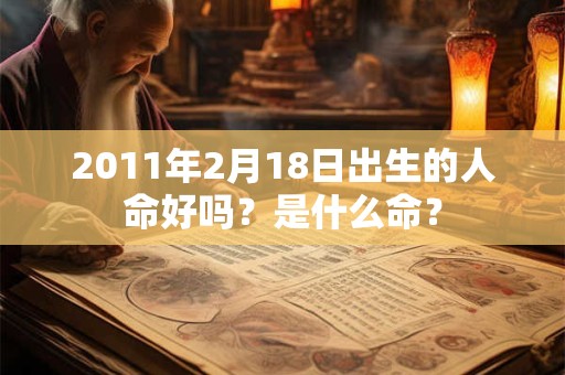 2011年2月18日出生的人命好吗？是什么命？