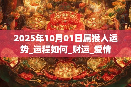 2026年10月01日属猴人运势_运程如何_财运_爱情 2026年10月01日属猴人运势_运程如何_财运_爱情