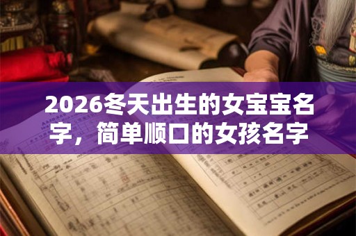 2026冬天出生的女宝宝名字,简单顺口的女孩名字 2026冬天出生的女宝宝名字,简单顺口的女孩名字