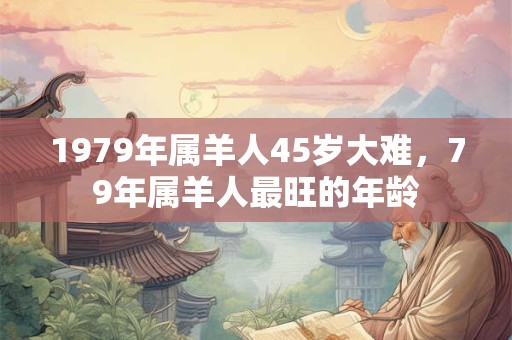 1979年属羊人45岁大难，79年属羊人最旺的年龄