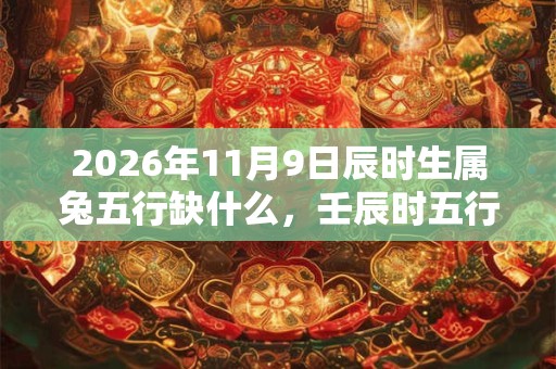 2026年11月9日辰时生属兔五行缺什么,壬辰时五行缺什么 2026年11月9日辰时生属兔五行缺什么,壬辰时五行缺什么
