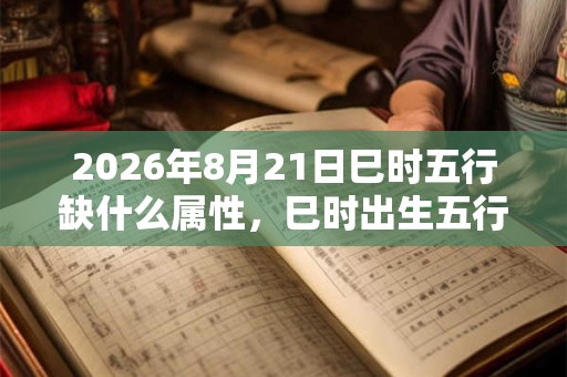 2026年8月21日巳时五行缺什么属性,巳时出生五行缺什么 2026年8月21日巳时五行缺什么属性,巳时出生五行缺什么
