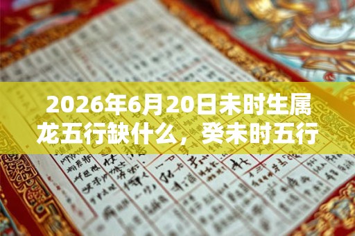 2026年6月20日未时生属龙五行缺什么,癸未时五行缺什么 2026年6月20日未时生属龙五行缺什么,癸未时五行缺什么
