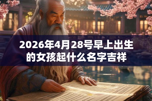 2026年4月28号早上出生的女孩起什么名字吉祥