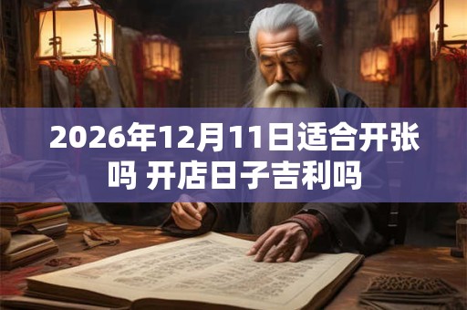 2026年12月11日适合开张吗 开店日子吉利吗 2026年12月11日适合开张吗 开店日子吉利吗