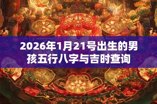 2026年1月21号出生的男孩五行八字与吉时查询 2026年1月21号出生的男孩五行八字与吉时查询