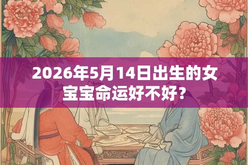 2026年5月14日出生的女宝宝命运好不好? 2026年5月14日出生的女宝宝命运好不好?