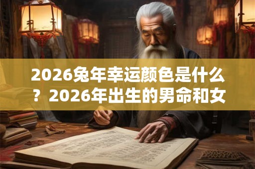 2026兔年幸运颜色是什么?2026年出生的男命和女命 2026兔年幸运颜色是什么?2026年出生的男命和女命