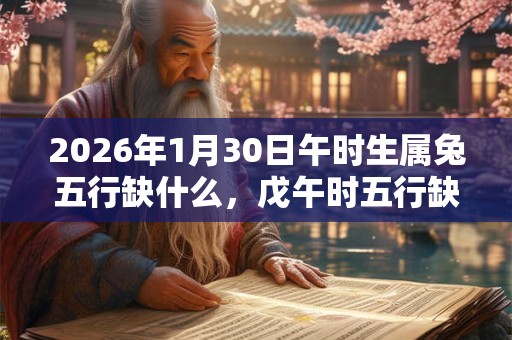 2026年1月30日午时生属兔五行缺什么,戊午时五行缺什么 2026年1月30日午时生属兔五行缺什么,戊午时五行缺什么