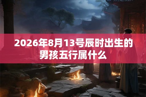 2026年8月13号辰时出生的男孩五行属什么 2026年8月13号辰时出生的男孩五行属什么