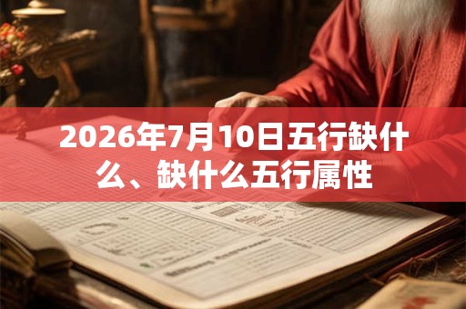 2026年7月10日五行缺什么、缺什么五行属性 2026年7月10日五行缺什么、缺什么五行属性