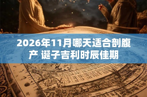 2026年11月哪天适合剖腹产 诞子吉利时辰佳期 2026年11月哪天适合剖腹产 诞子吉利时辰佳期