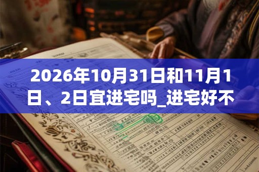 2026年10月31日和11月1日、2日宜进宅吗_进宅好不好 2026年10月31日和11月1日、2日宜进宅吗_进宅好不好