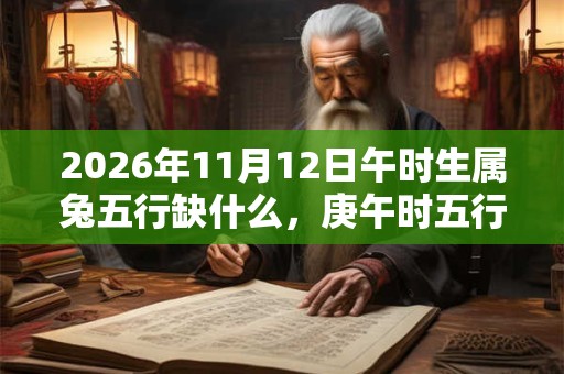 2026年11月12日午时生属兔五行缺什么,庚午时五行缺什么 2026年11月12日午时生属兔五行缺什么,庚午时五行缺什么