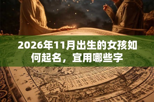 2026年11月出生的女孩如何起名,宜用哪些字 2026年11月出生的女孩如何起名,宜用哪些字