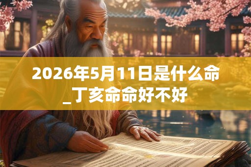 2026年5月11日是什么命_丁亥命命好不好