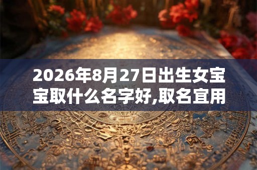 2026年8月27日出生女宝宝取什么名字好,取名宜用字 2026年8月27日出生女宝宝取什么名字好,取名宜用字