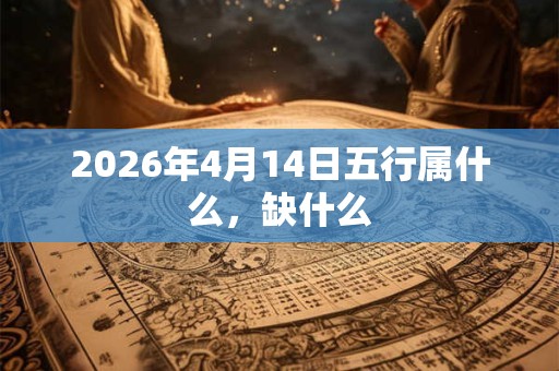 2026年4月14日五行属什么,缺什么 2026年4月14日五行属什么,缺什么