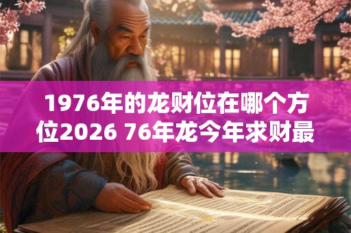 1976年的龙财位在哪个方位2026 76年龙今年求财最好去哪儿