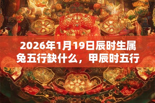 2026年1月19日辰时生属兔五行缺什么,甲辰时五行缺什么 2026年1月19日辰时生属兔五行缺什么,甲辰时五行缺什么
