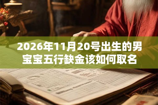 2026年11月20号出生的男宝宝五行缺金该如何取名
