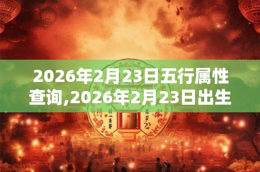 2026年2月23日五行属性查询,2026年2月23日出生五行属什么