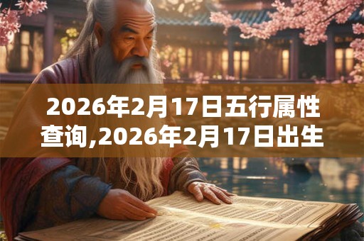 2026年2月17日五行属性查询,2026年2月17日出生五行属什么 2026年2月17日五行属性查询,2026年2月17日出生五行属什么