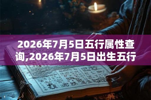 2026年7月5日五行属性查询,2026年7月5日出生五行属什么 2026年7月5日五行属性查询,2026年7月5日出生五行属什么
