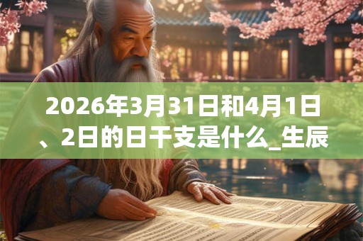 2026年3月31日和4月1日、2日的日干支是什么_生辰八字