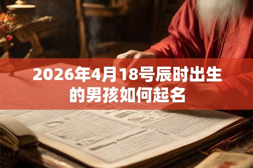 2026年4月18号辰时出生的男孩如何起名 2026年4月18号辰时出生的男孩如何起名