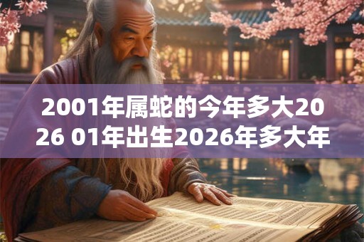 2001年属蛇的今年多大2026 01年出生2026年多大年龄 2001年属蛇的今年多大2026 01年出生2026年多大年龄