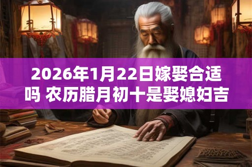 2026年1月22日嫁娶合适吗 农历腊月初十是娶媳妇吉日吗
