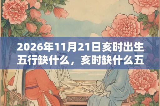 2026年11月21日亥时出生五行缺什么,亥时缺什么五行 2026年11月21日亥时出生五行缺什么,亥时缺什么五行