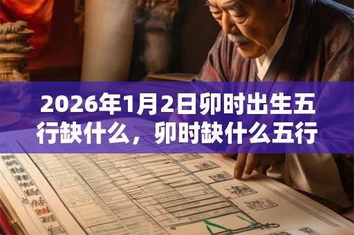 2026年1月2日卯时出生五行缺什么,卯时缺什么五行 2026年1月2日卯时出生五行缺什么,卯时缺什么五行