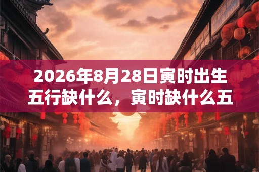 2026年8月28日寅时出生五行缺什么,寅时缺什么五行 2026年8月28日寅时出生五行缺什么,寅时缺什么五行