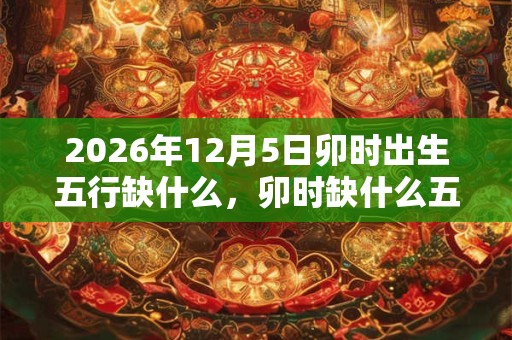 2026年12月5日卯时出生五行缺什么,卯时缺什么五行 2026年12月5日卯时出生五行缺什么,卯时缺什么五行