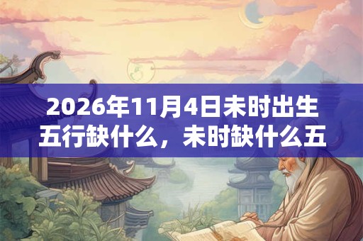 2026年11月4日未时出生五行缺什么,未时缺什么五行 2026年11月4日未时出生五行缺什么,未时缺什么五行