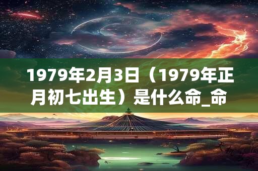 1979年2月3日（1979年正月初七出生）是什么命_命运如何
