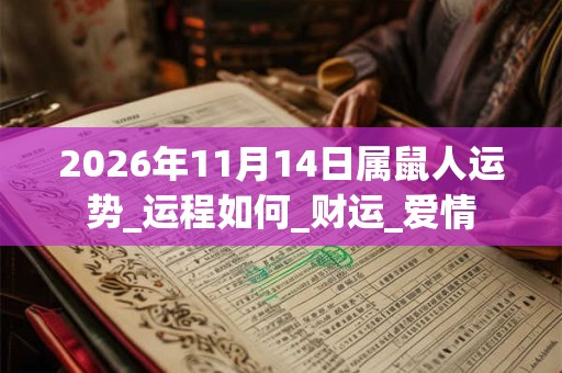 2026年11月14日属鼠人运势_运程如何_财运_爱情 2026年11月14日属鼠人运势_运程如何_财运_爱情