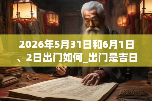 2026年5月31日和6月1日、2日出门如何_出门是吉日吗 2026年5月31日和6月1日、2日出门如何_出门是吉日吗