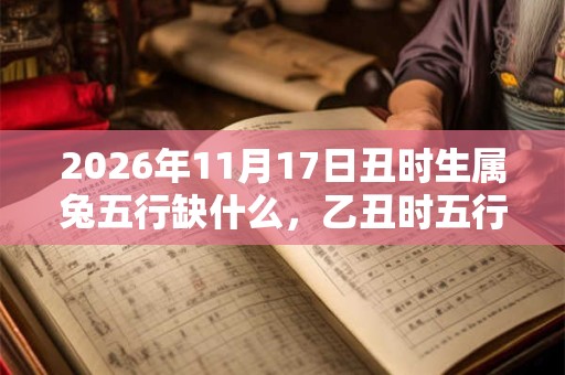 2026年11月17日丑时生属兔五行缺什么，乙丑时五行缺什么