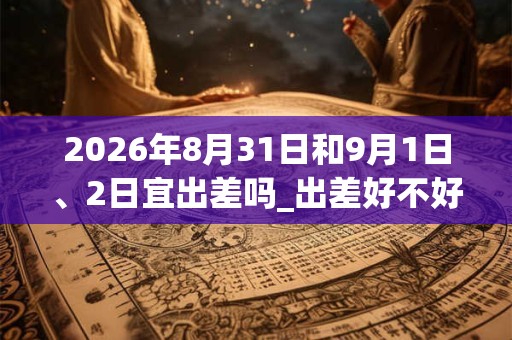 2026年8月31日和9月1日、2日宜出差吗_出差好不好 2026年8月31日和9月1日、2日宜出差吗_出差好不好