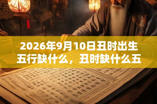 2026年9月10日丑时出生五行缺什么，丑时缺什么五行