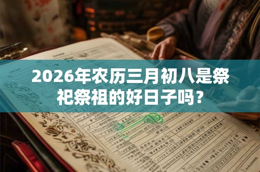 2026年农历三月初八是祭祀祭祖的好日子吗? 2026年农历三月初八是祭祀祭祖的好日子吗?