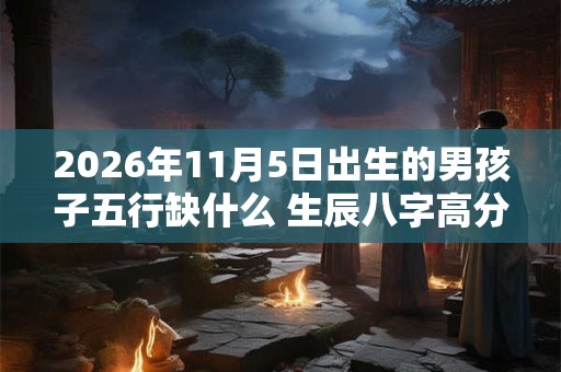 2026年11月5日出生的男孩子五行缺什么 生辰八字高分取名